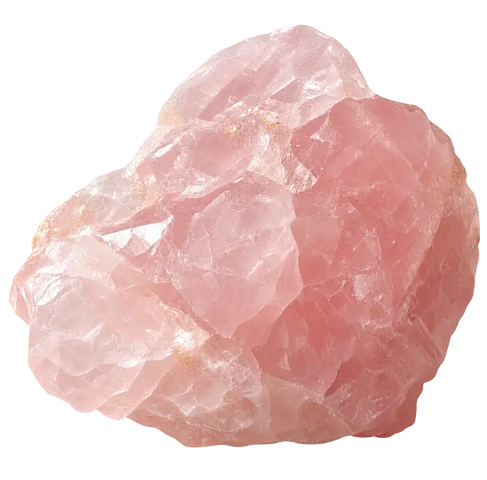 Quartz rose brut